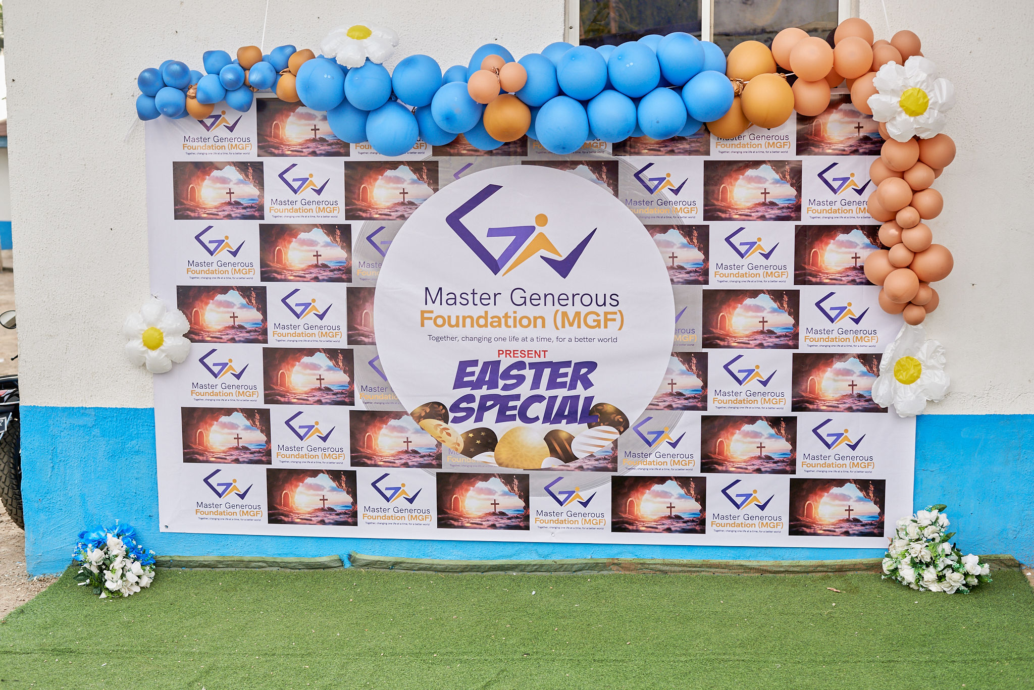 Easter celebration with children