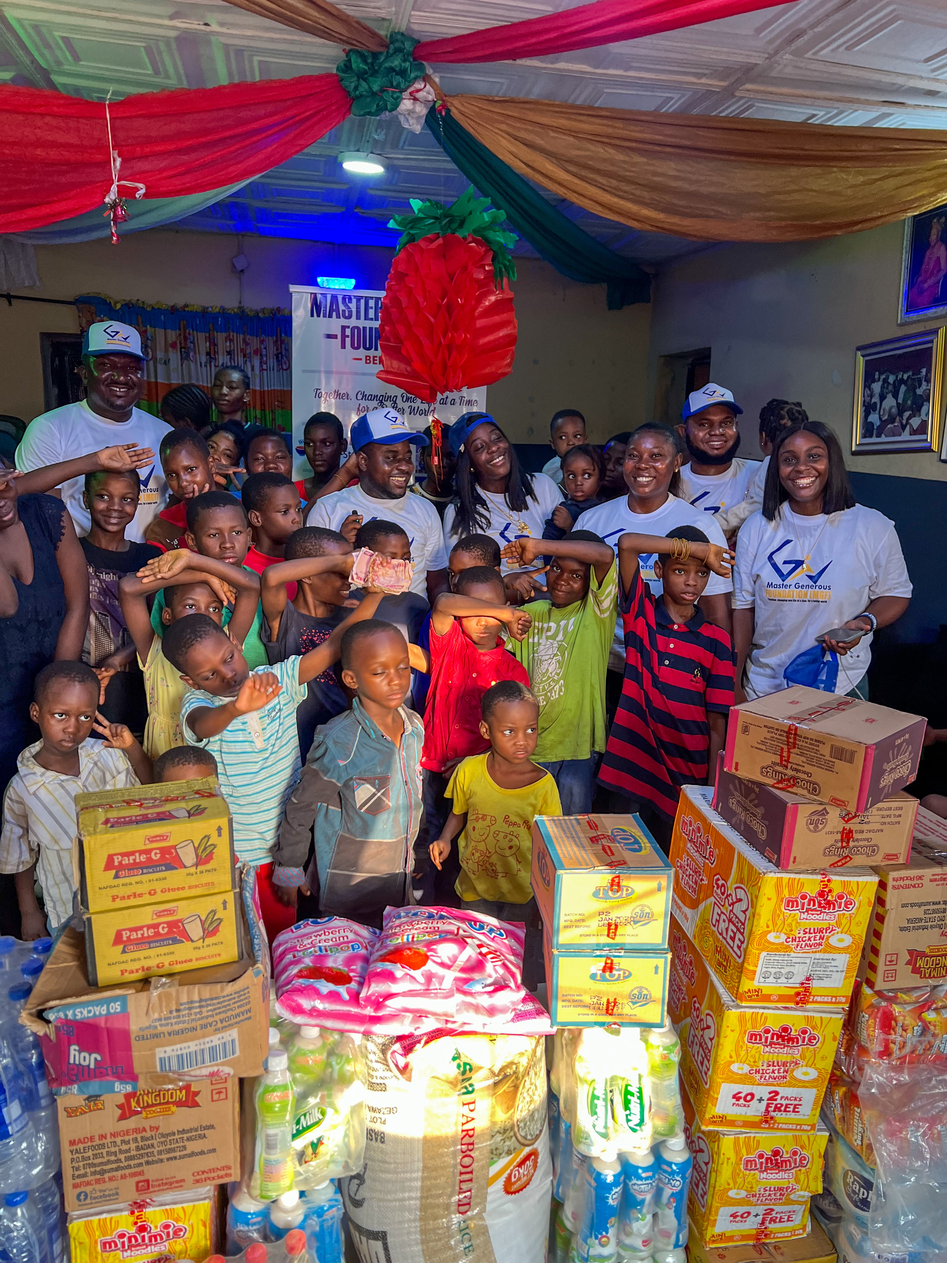 Orphanage outreach moment 2